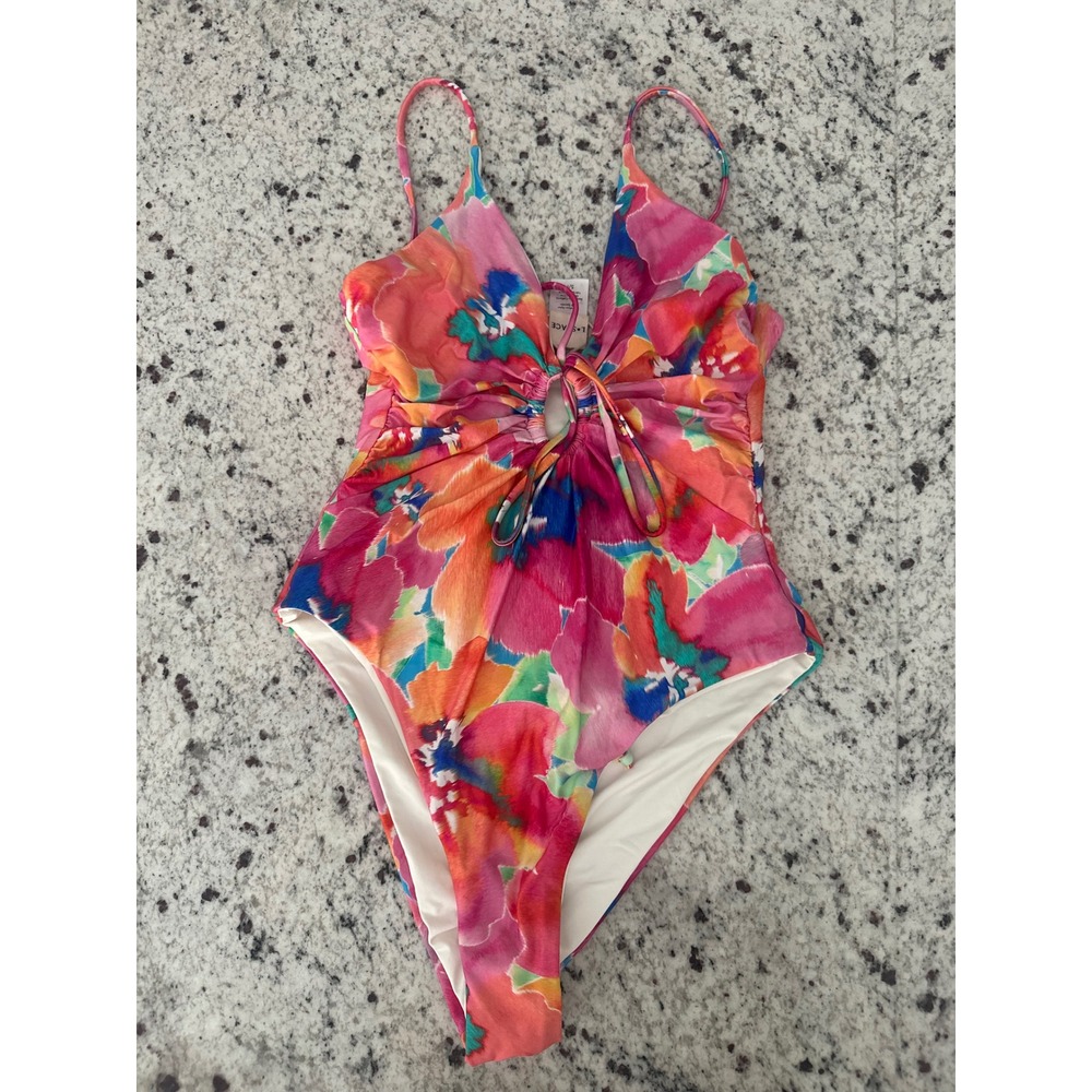 L*Space Lspace Piper One Piece 1pc Swimsuit in Flower Play sz S Small